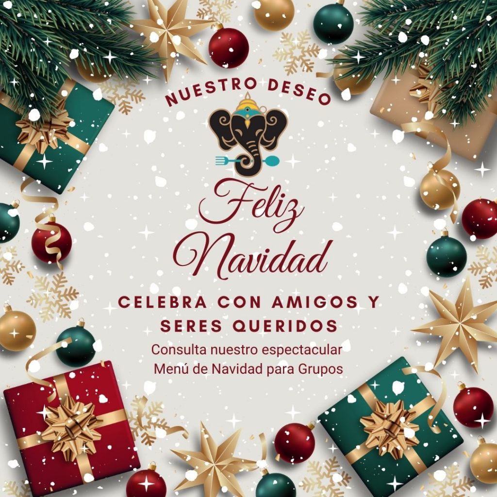 Menú de Navidad 2024 en Curry Masala