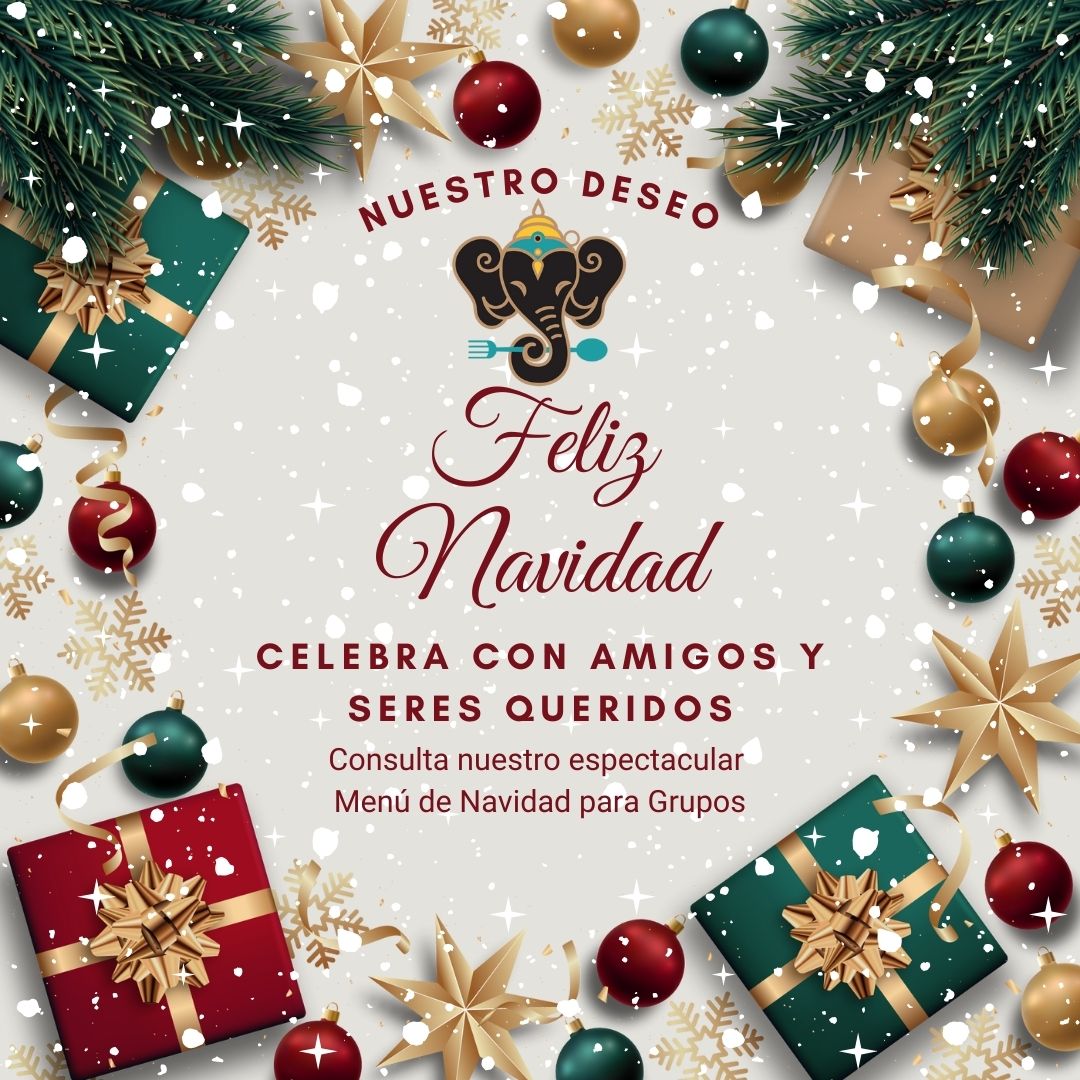 Menú de Navidad 2024 en Curry Masala